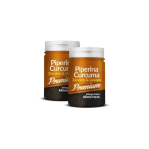 Piperina e Curcuma Zenzero e Limone Premium